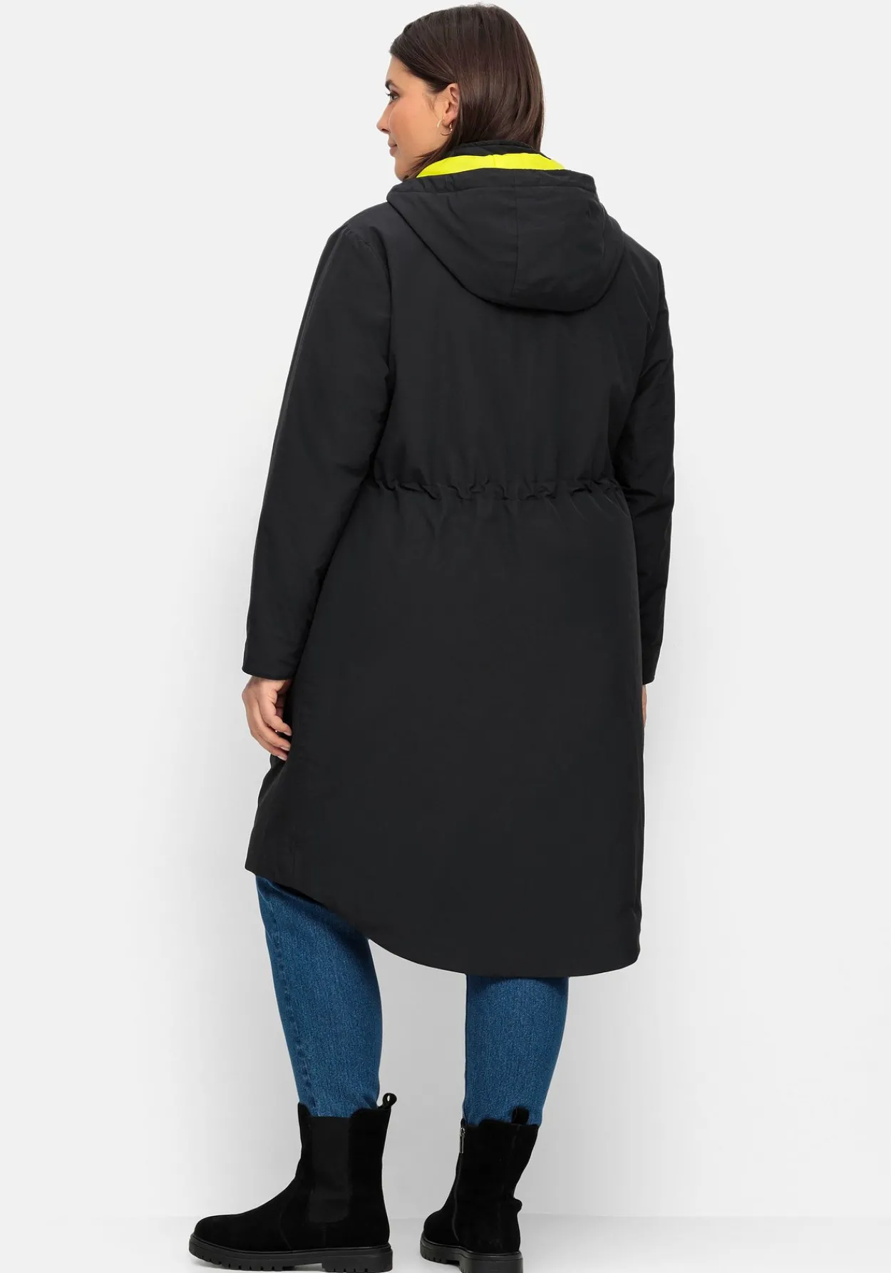 Parka mit Kontrastfutter, wasserabweisend<sheego Hot