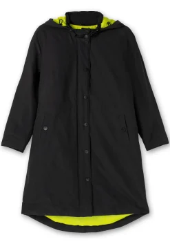 Parka mit Kontrastfutter, wasserabweisend<sheego Hot