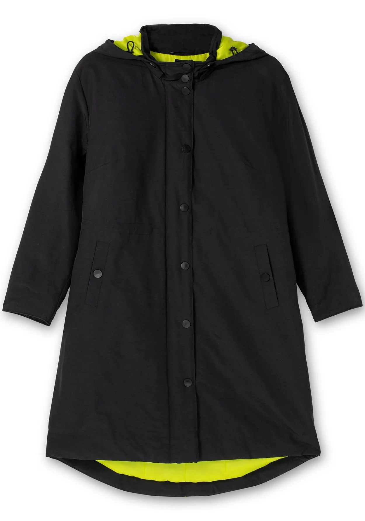 Parka mit Kontrastfutter, wasserabweisend<sheego Hot