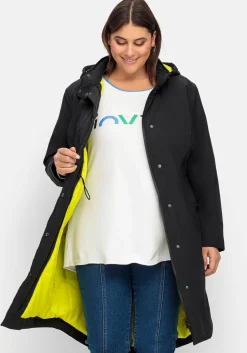Parka mit Kontrastfutter, wasserabweisend<sheego Hot