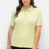 Poloshirt mit Metall-Druckknöpfen<CREATION L PREMIUM Discount