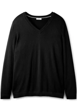 Pullover aus Feinstrick mit V-Ausschnitt<sheego Best