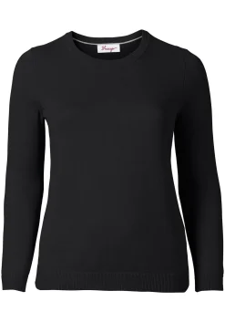 Pullover aus Feinstrick mit Rundhalsausschnitt<sheego Sale