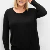 Pullover aus leichtem Strick, mit Rundhalsausschnitt<sheego Outlet