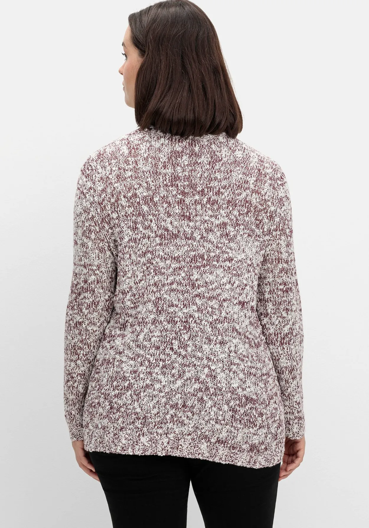 Pullover aus meliertem Effektgarn<sheego Sale