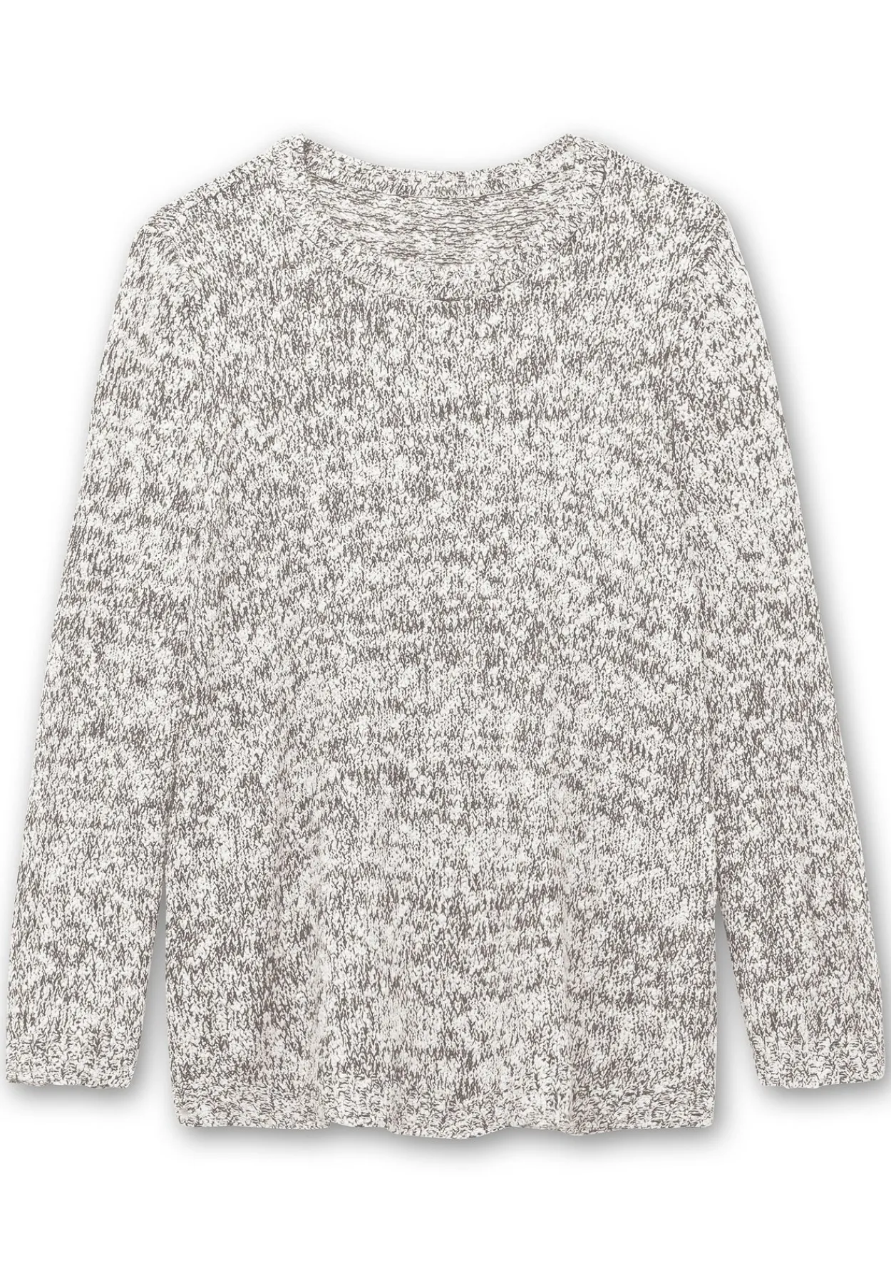 Pullover aus meliertem Effektgarn<sheego Outlet