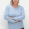 Pullover aus reinem Kaschmir, mit Rollkanten<sheego Online