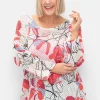 Pullover im Ajourstrick, mit Blumenmuster<sheego Best