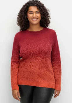 Pullover im Jacquardstrick, mit Farbverlauf<sheego Sale