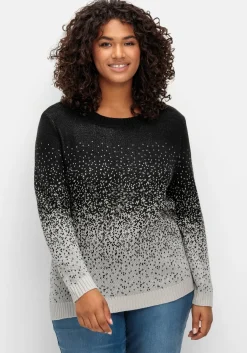 Pullover im Jacquardstrick, mit Farbverlauf<sheego Sale