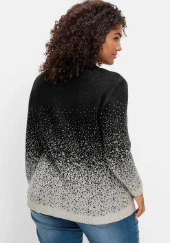 Pullover im Jacquardstrick, mit Farbverlauf<sheego Sale