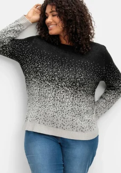 Pullover im Jacquardstrick, mit Farbverlauf<sheego Sale