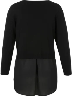 Pullover im Layering-Look, mit V-Ausschnitt<VIA APPIA DUE Online