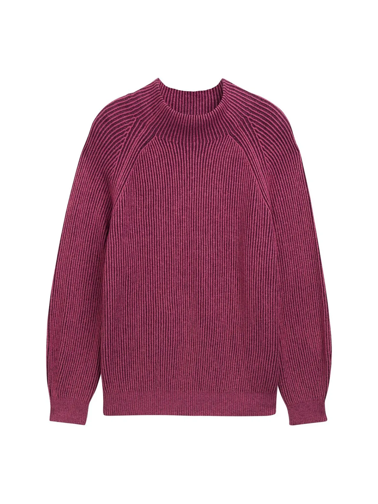 Pullover im Rippstrick, mit Stehkragen<TOM TAILOR Plus Fashion