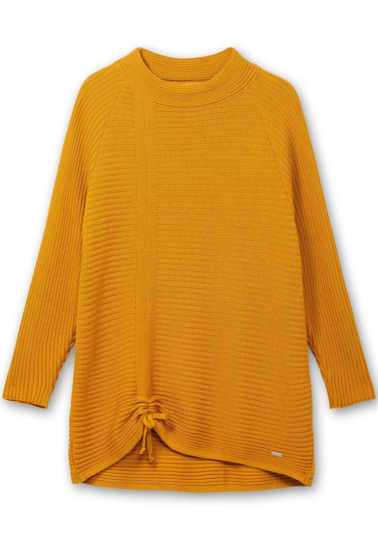 Pullover im Rippstrick, mit Raffung vorn<sheego x Collection L. Clearance