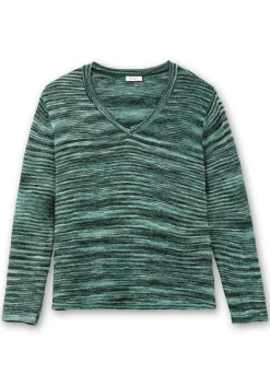 Pullover in Flammgarn-Struktur<sheego Fashion