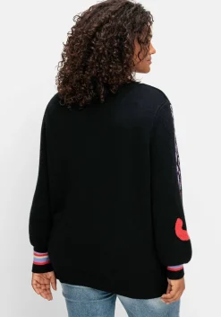 Pullover mit Animalmotiv und Ballonärmeln<sheego by Joe Browns New