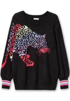 Pullover mit Animalmotiv und Ballonärmeln<sheego by Joe Browns New