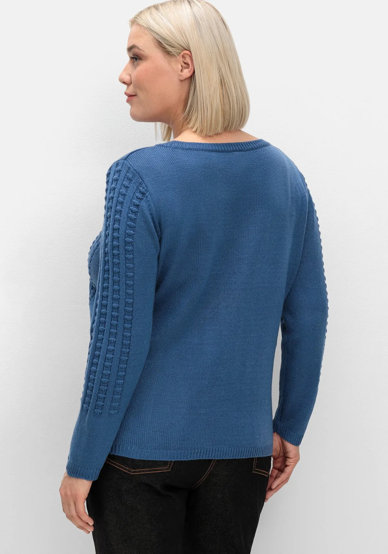 Pullover mit 3D-Strickmuster<sheego Best