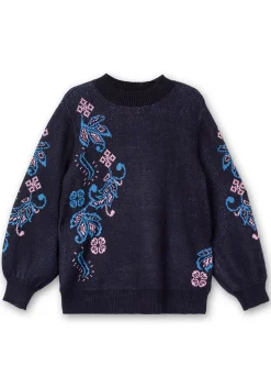 Pullover mit floralem Jacquardmuster<sheego by Joe Browns Outlet
