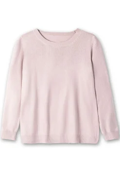 Pullover mit gerippten Abschlüssen<sheego Discount