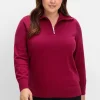 Pullover mit Troyerkragen und Reißverschluss<sheego Online