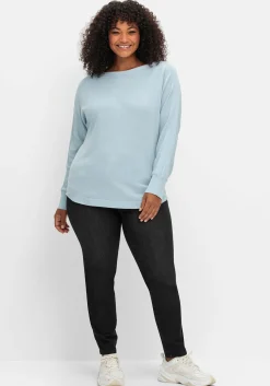 Pullover mit U-Boot-Ausschnitt<sheego Hot
