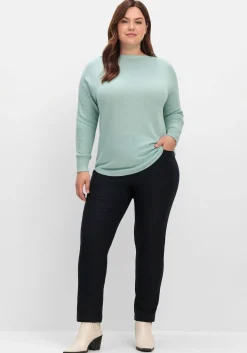 Pullover mit U-Boot-Ausschnitt<sheego Hot