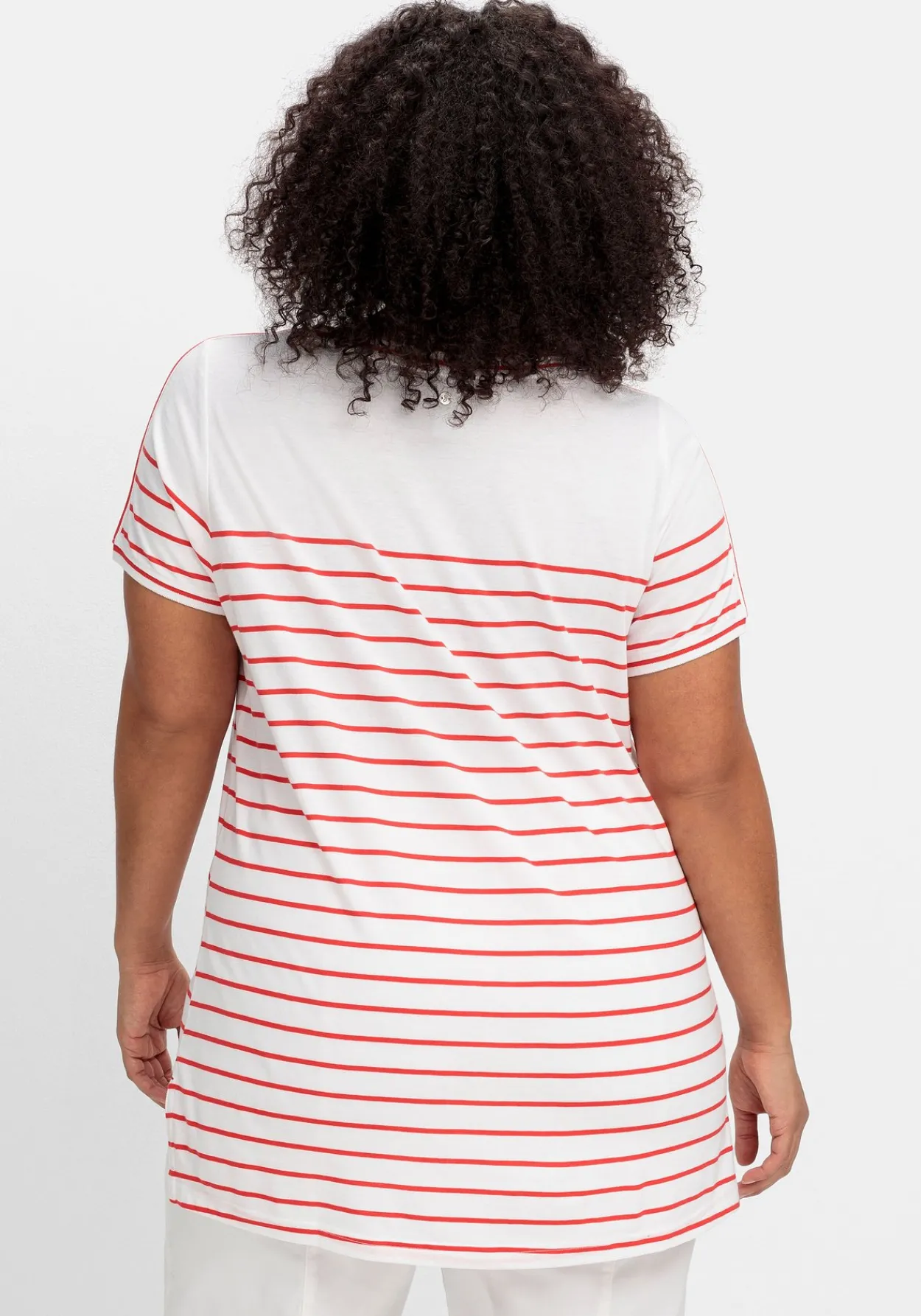Ringelshirt mit Kontrastdetails<sheego Outlet