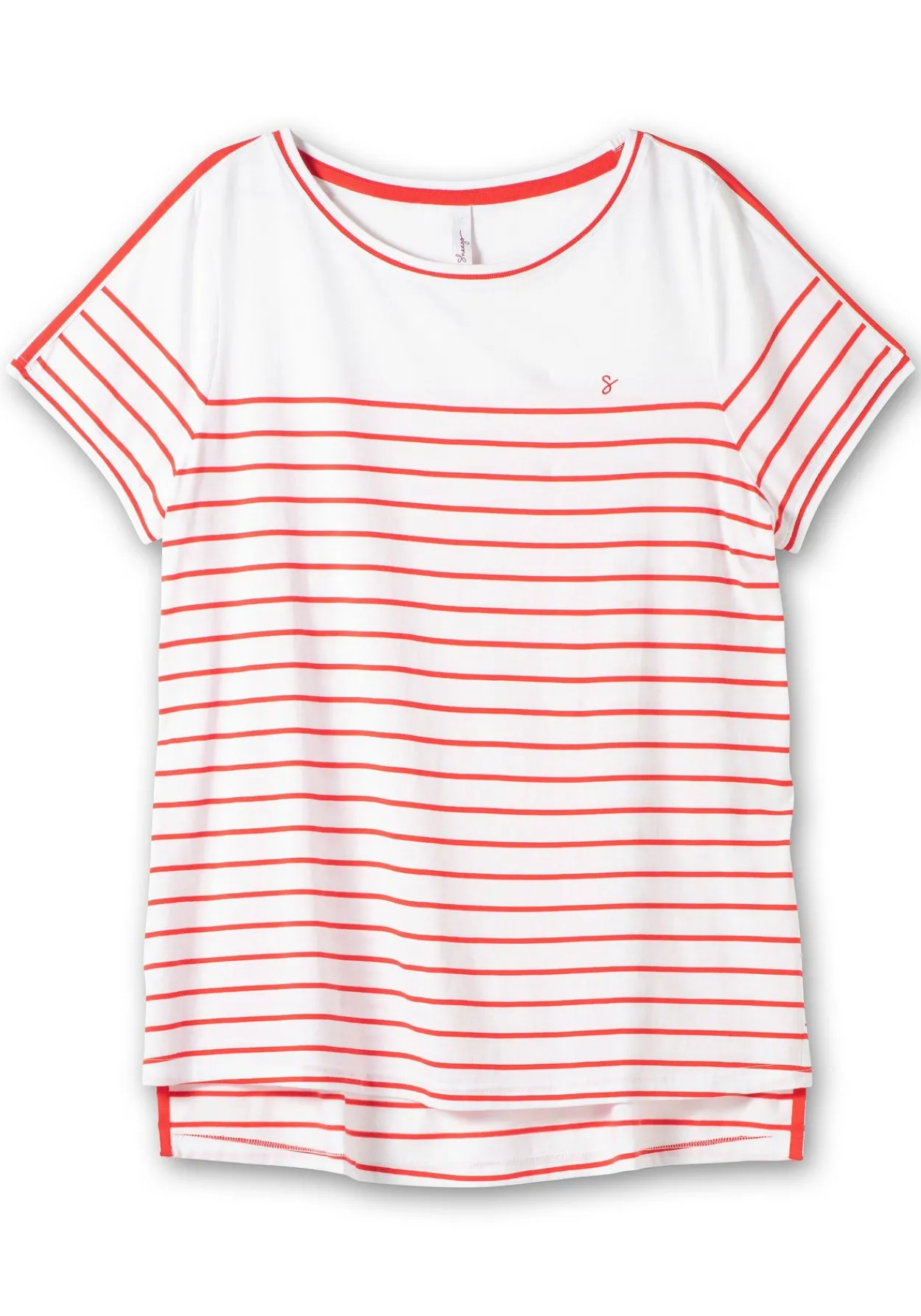 Ringelshirt mit Kontrastdetails<sheego Outlet