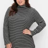 Ringelshirt mit Rollkragen, in Rippqualität<sheego New