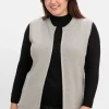 Ärmellose Strickweste mit Reißverschluss<sheego Sale