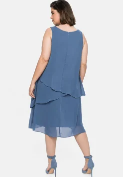 Ärmelloses Cocktailkleid im Lagenlook<sheego Hot