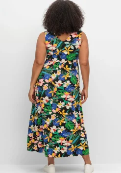 Ärmelloses Jerseykleid mit Blumendruck<sheego by Joe Browns Sale