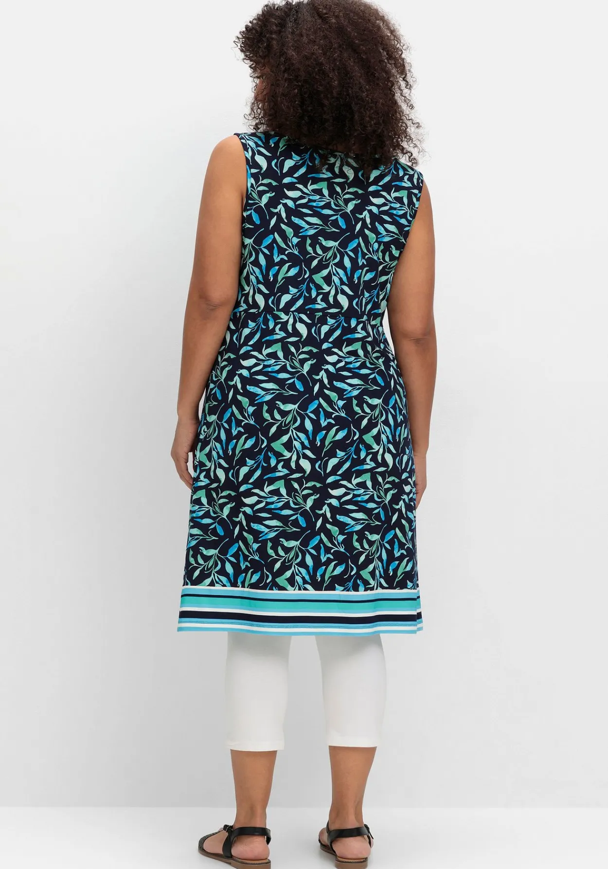 Ärmelloses Jerseykleid mit Fronttaschen<sheego New