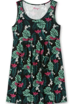 Ärmelloses Jerseykleid mit Fronttaschen<sheego Clearance