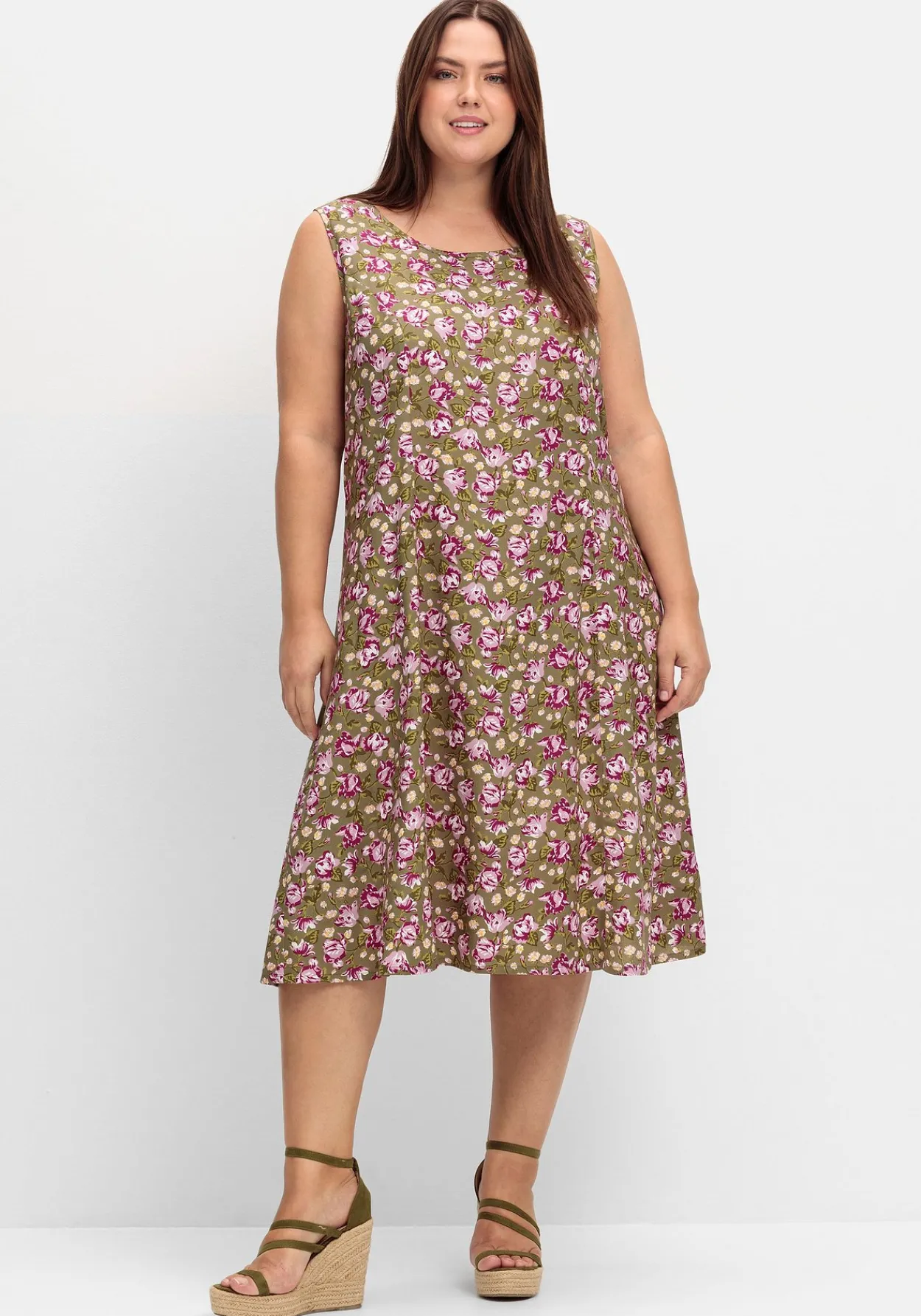 Ärmelloses Kleid mit Blumenprint<sheego New
