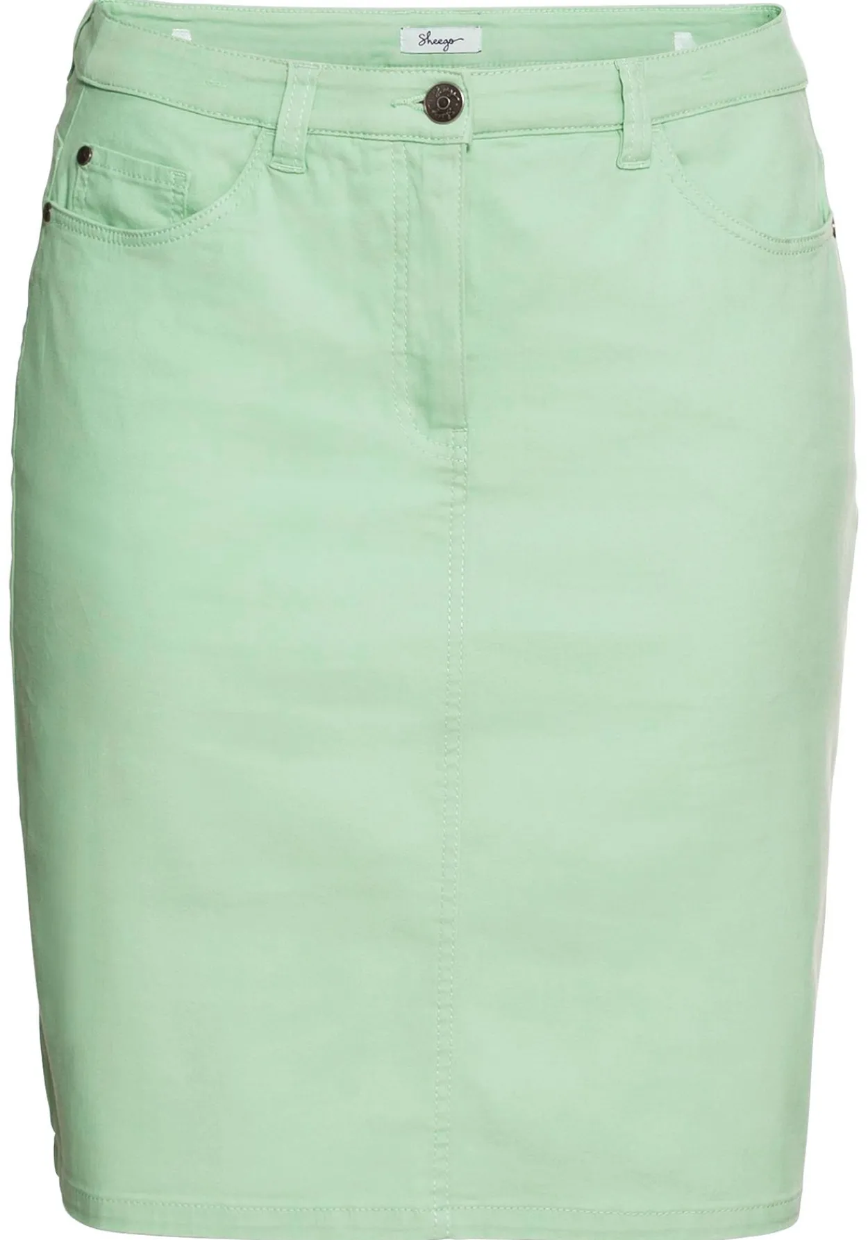 Rock in kniefreier Länge, aus Baumwoll-Twill<sheego Best