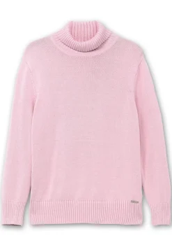 Rollkragenpullover mit Rippbündchen<sheego Online