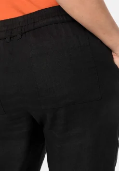 Schlupfhose im Leinen-Mix.<sheego Hot