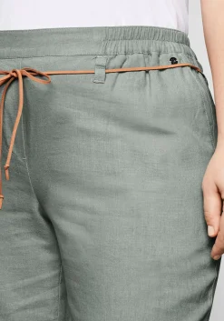 Schlupfhose im Leinen-Mix.<sheego Clearance