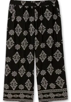 Schlupfhose mit Allover- und Bordürendruck<sheego by Joe Browns Sale