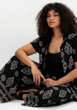 Schlupfhose mit Allover- und Bordürendruck<sheego by Joe Browns Sale