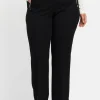 Schlupfhose mit Bügelfalten und Deko-Zipper<sheego Discount