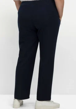 Schlupfhose mit Bügelfalten und Deko-Zipper<sheego Sale
