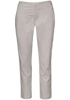 Schmal zulaufende Chinohose mit Bundfalten<sheego Sale