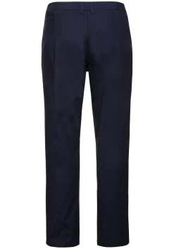 Schmal zulaufende Chinohose mit Bundfalten<sheego Discount