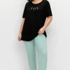 Schmale Bengalin-Schlupfhose mit dekorativem Bund<sheego New