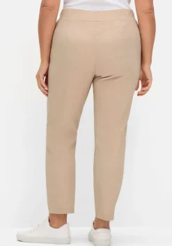 Schmale Bengalin-Schlupfhose mit dekorativem Bund<sheego Sale