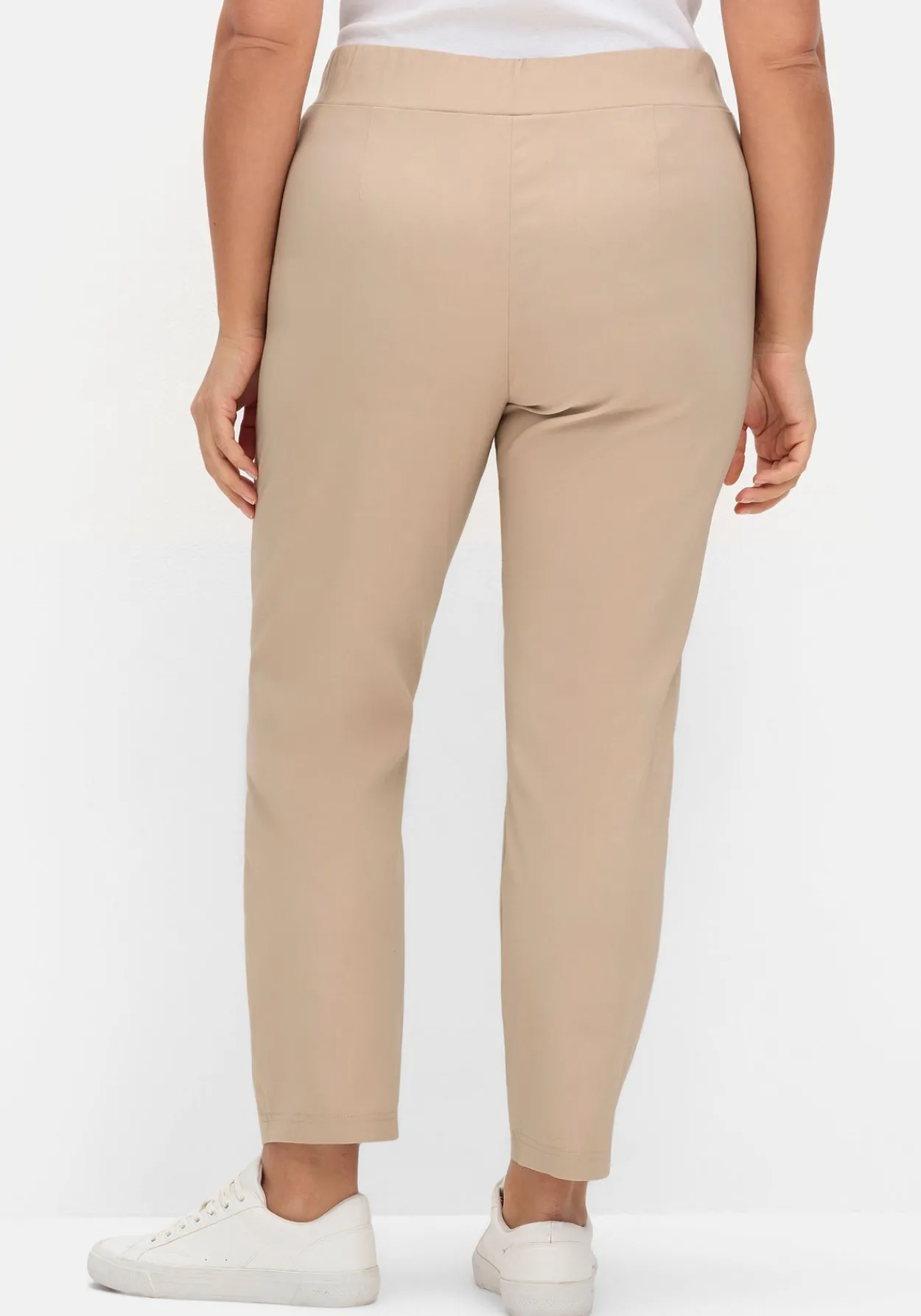 Schmale Bengalin-Schlupfhose mit dekorativem Bund<sheego Sale